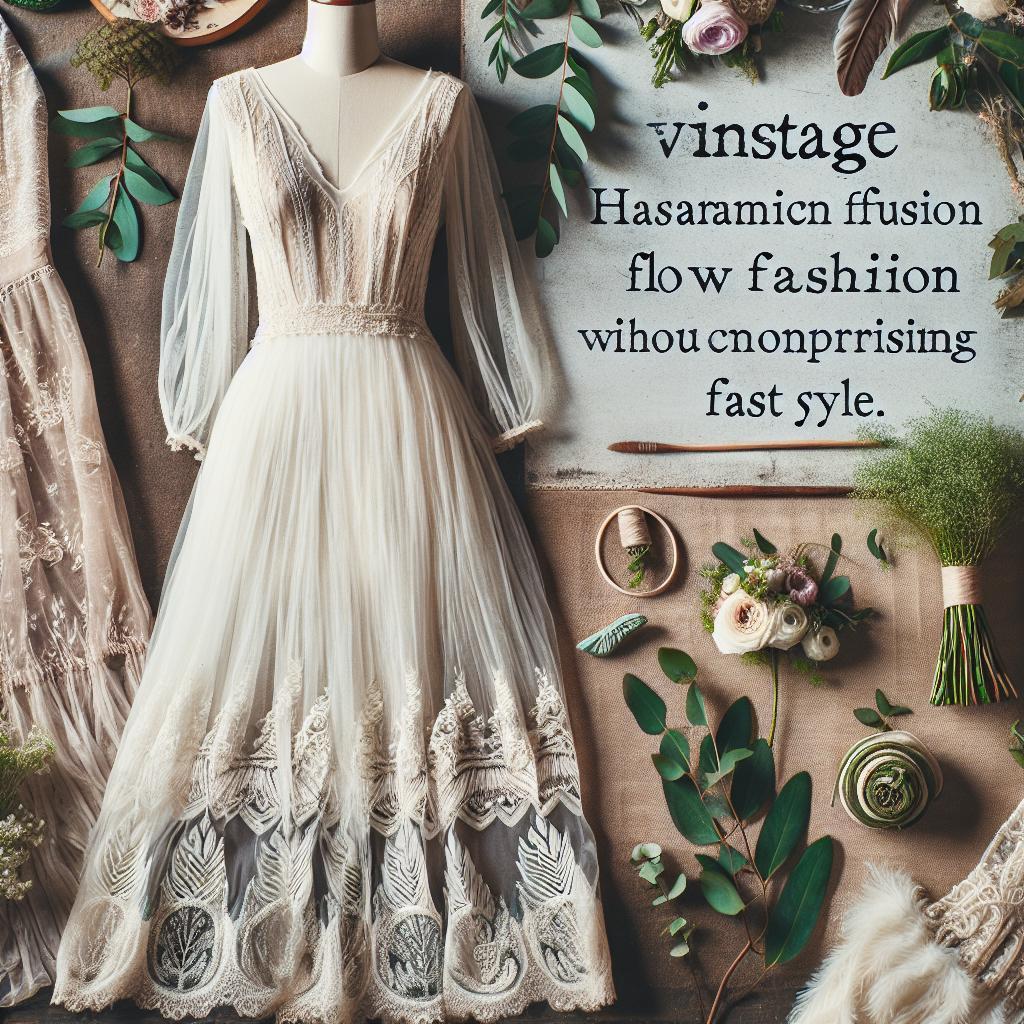 Vintage svatební šaty boho styl: Romantika a elegance ve vintage svatebních šatech!