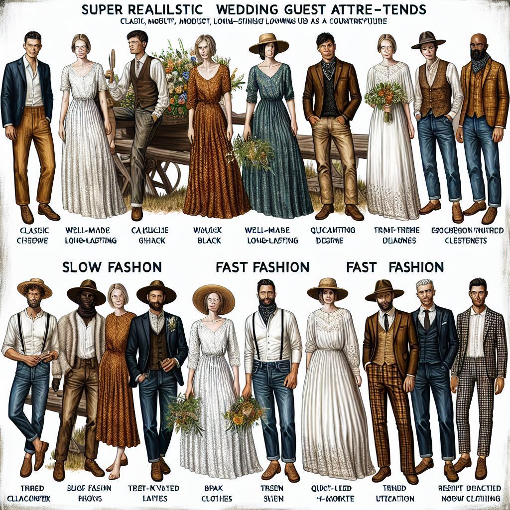 Rustic wedding guest attire: Nejlepší tipy a trendy, které musíte znát!