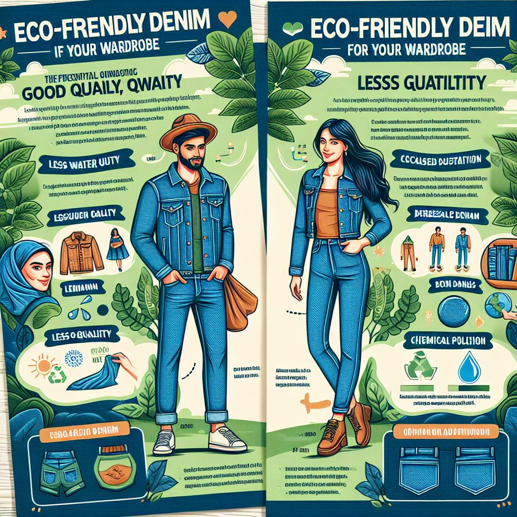 Výhody eco-friendly denimu pro vaši garderobu