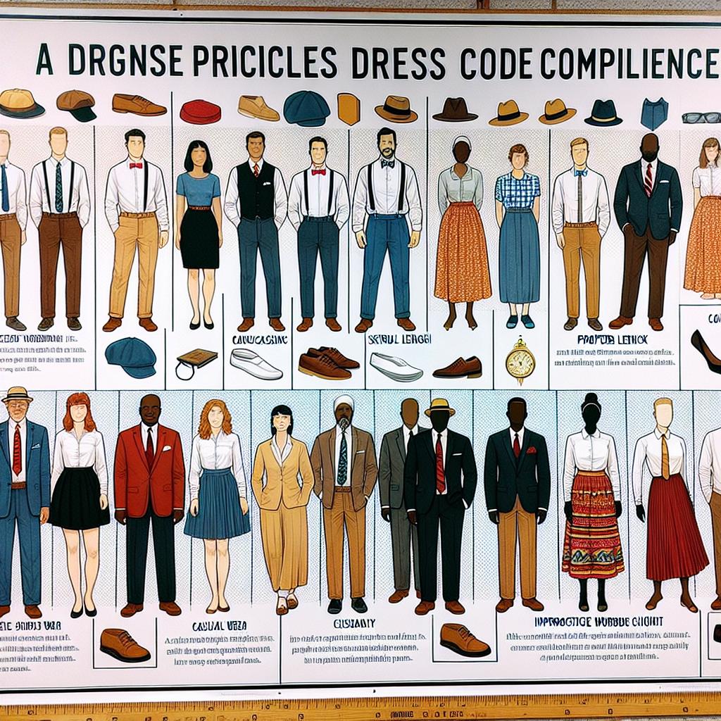 - Klíčové zásady dodržování dress code