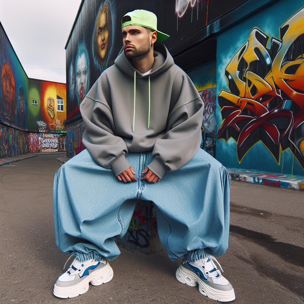 Oversized styl v pánské módě 90. let