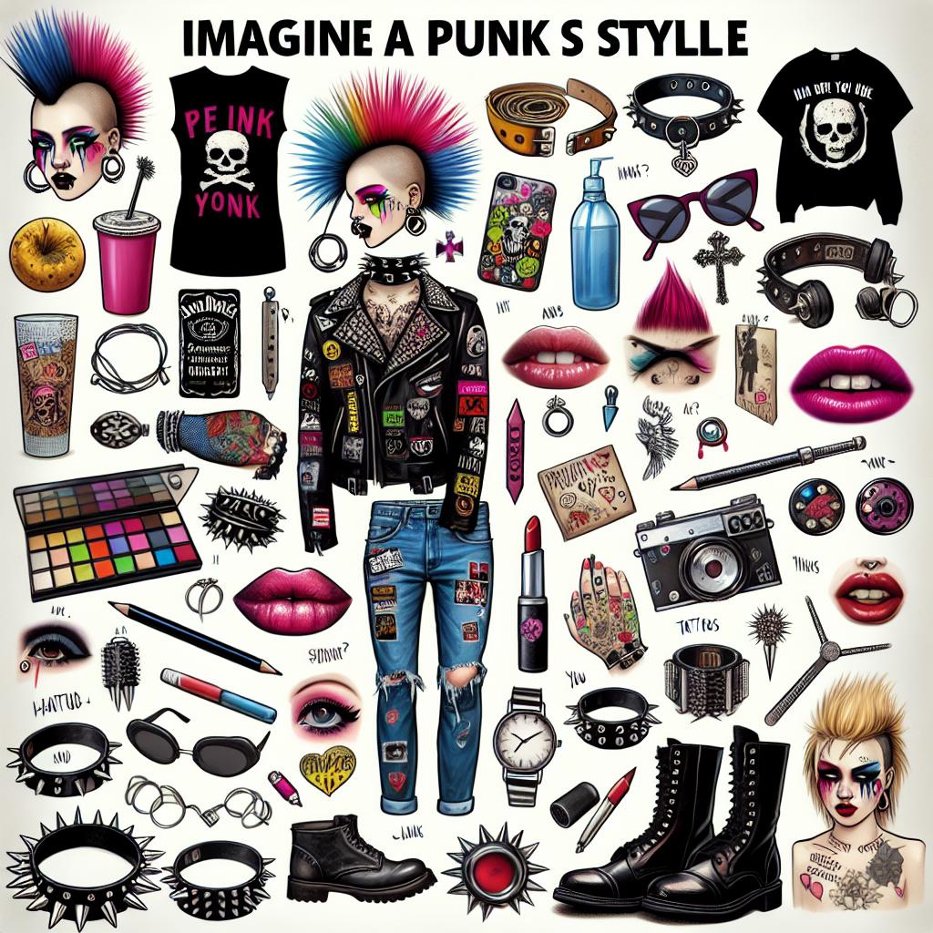 Punk styl: Vytvořte svůj jedinečný look